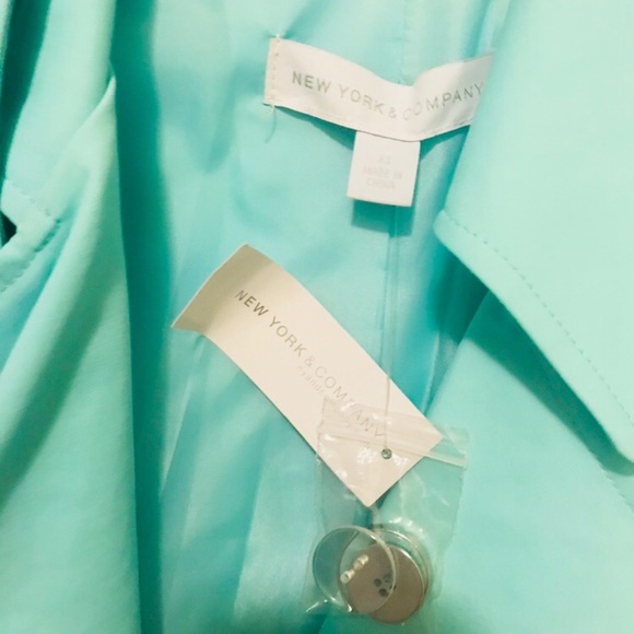 Minty Trench Coat NWT - Picture 5 of 8